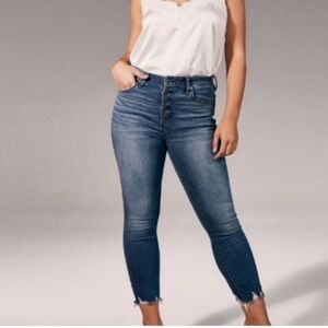 Abercrombie and Fitch High Rise Ankle Jeans